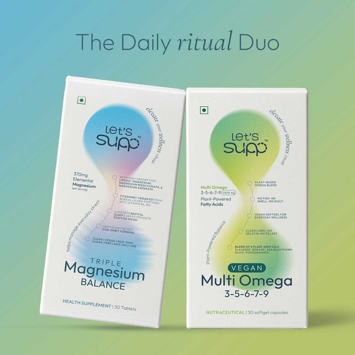 The Daily Ritual Duo :  Vegan Omega + Magnesium