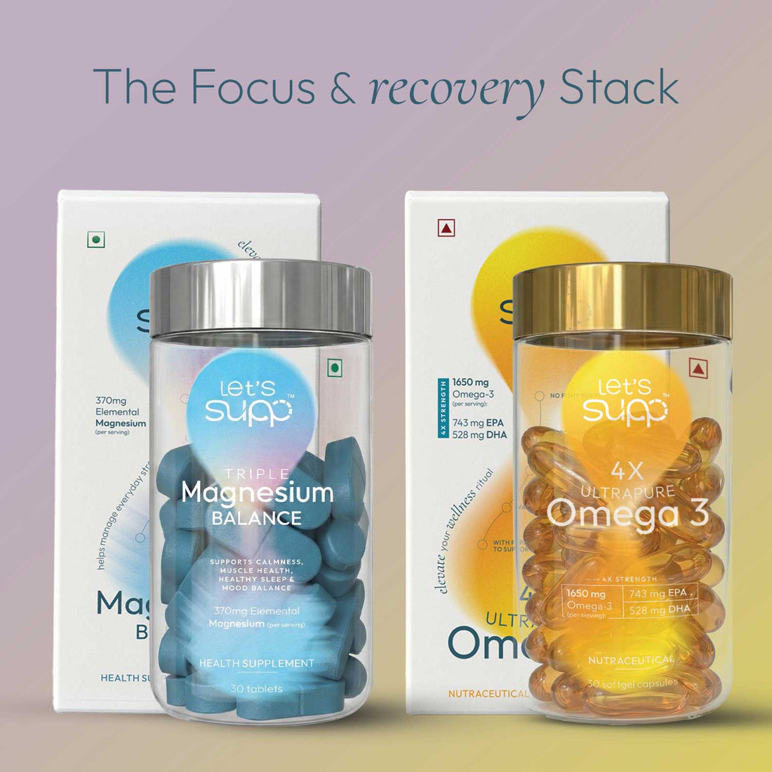 The Focus & Recovery Stack : Fish Oil + Magnesium