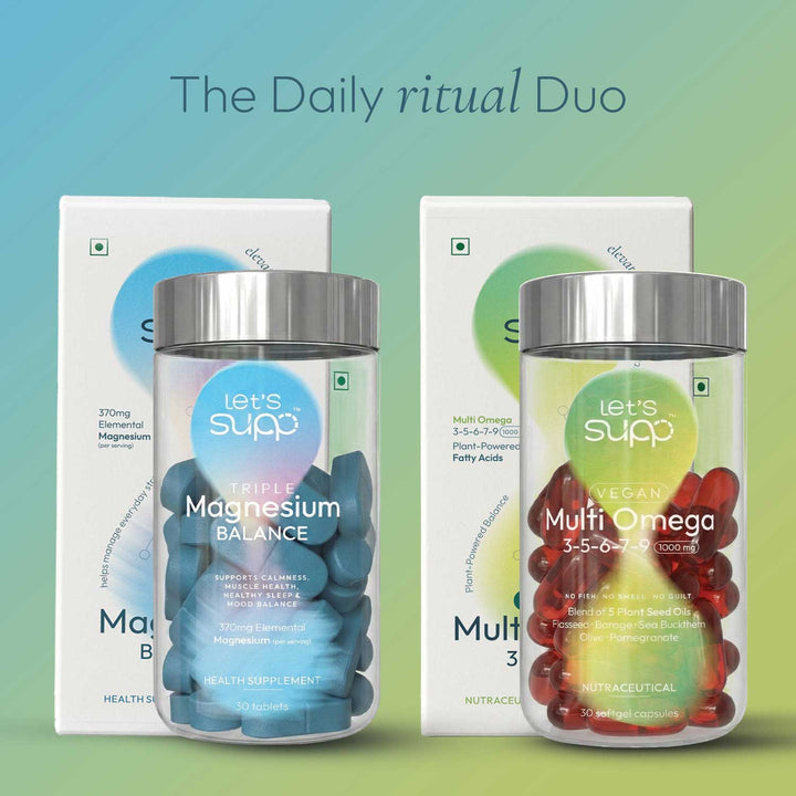 The Daily Ritual Duo :  Vegan Omega + Magnesium