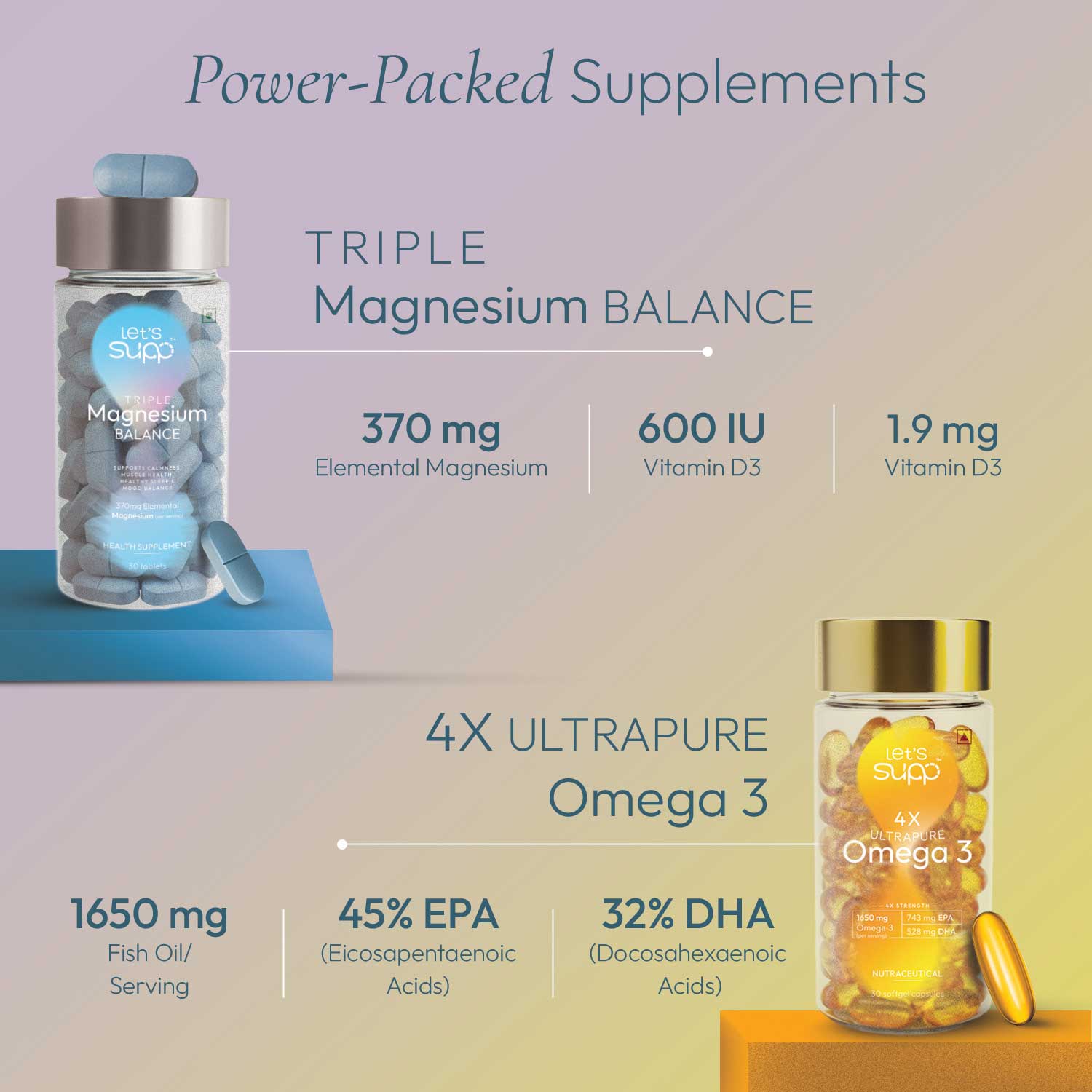 The Focus & Recovery Stack : Fish Oil + Magnesium
