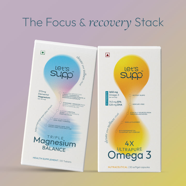 The Focus & Recovery Stack : Fish Oil + Magnesium