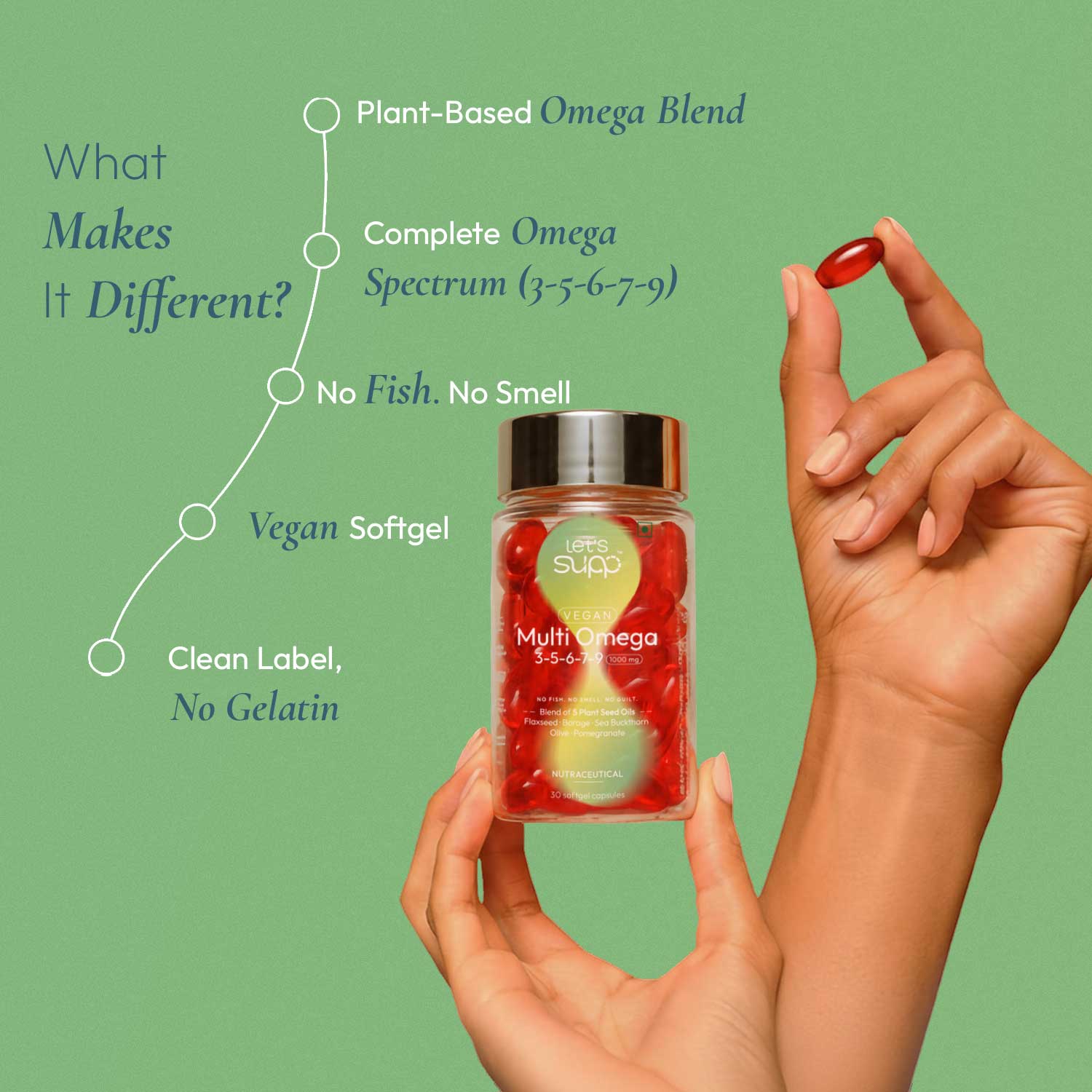 Vegan Multi Omega 3-5-6-7-9