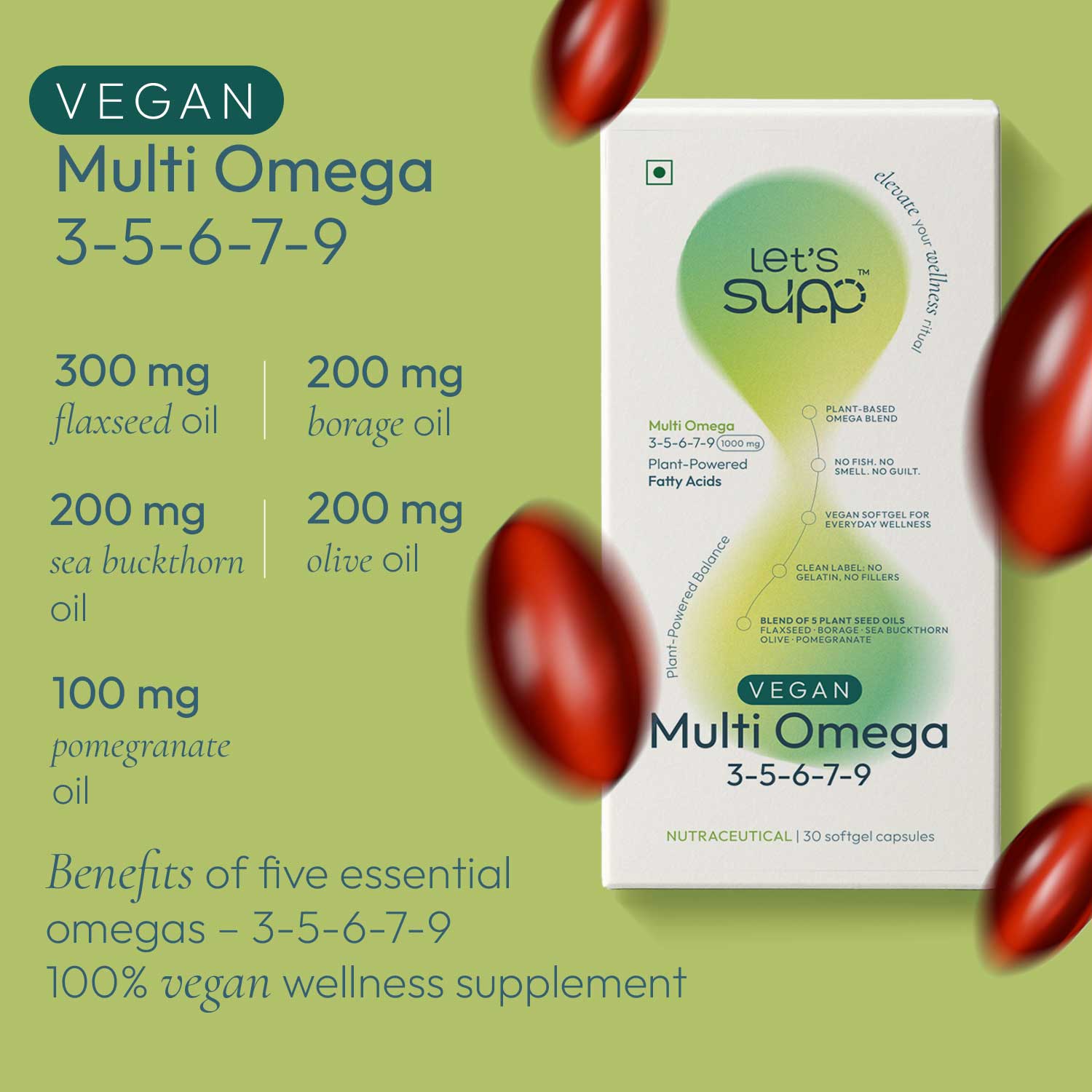 Vegan Multi Omega 3-5-6-7-9