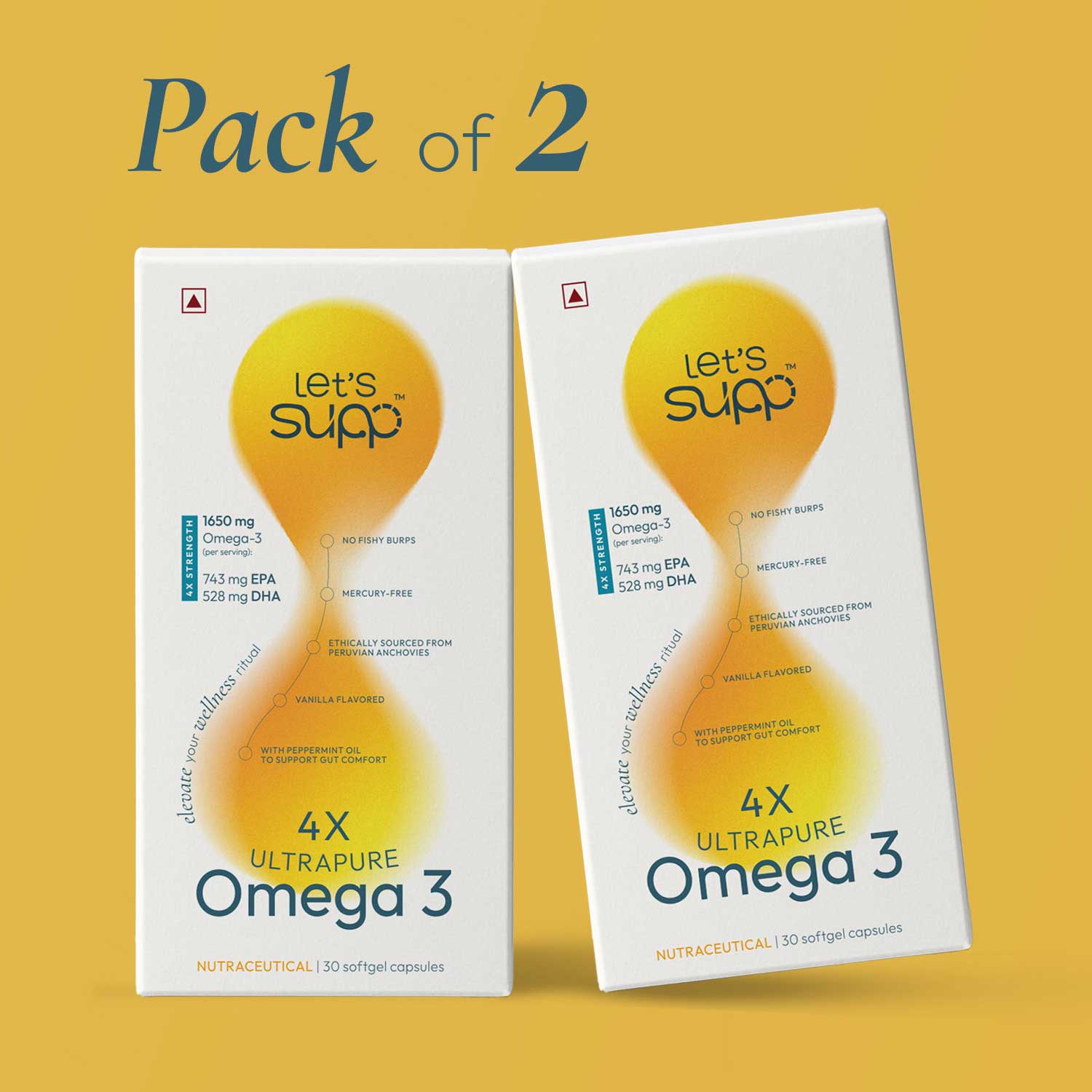 4X Ultrapure Omega 3