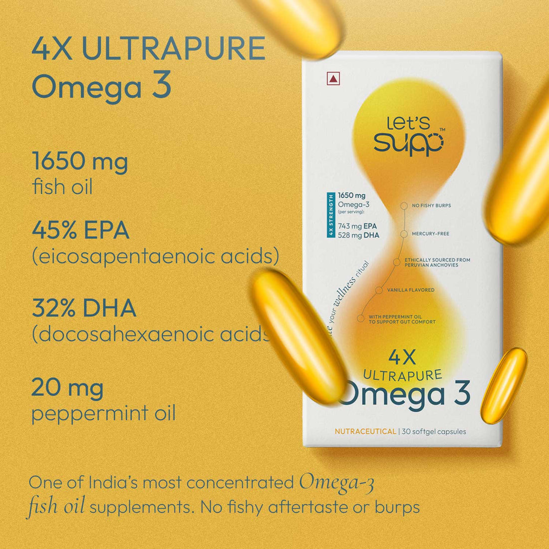 4X Ultrapure Omega 3